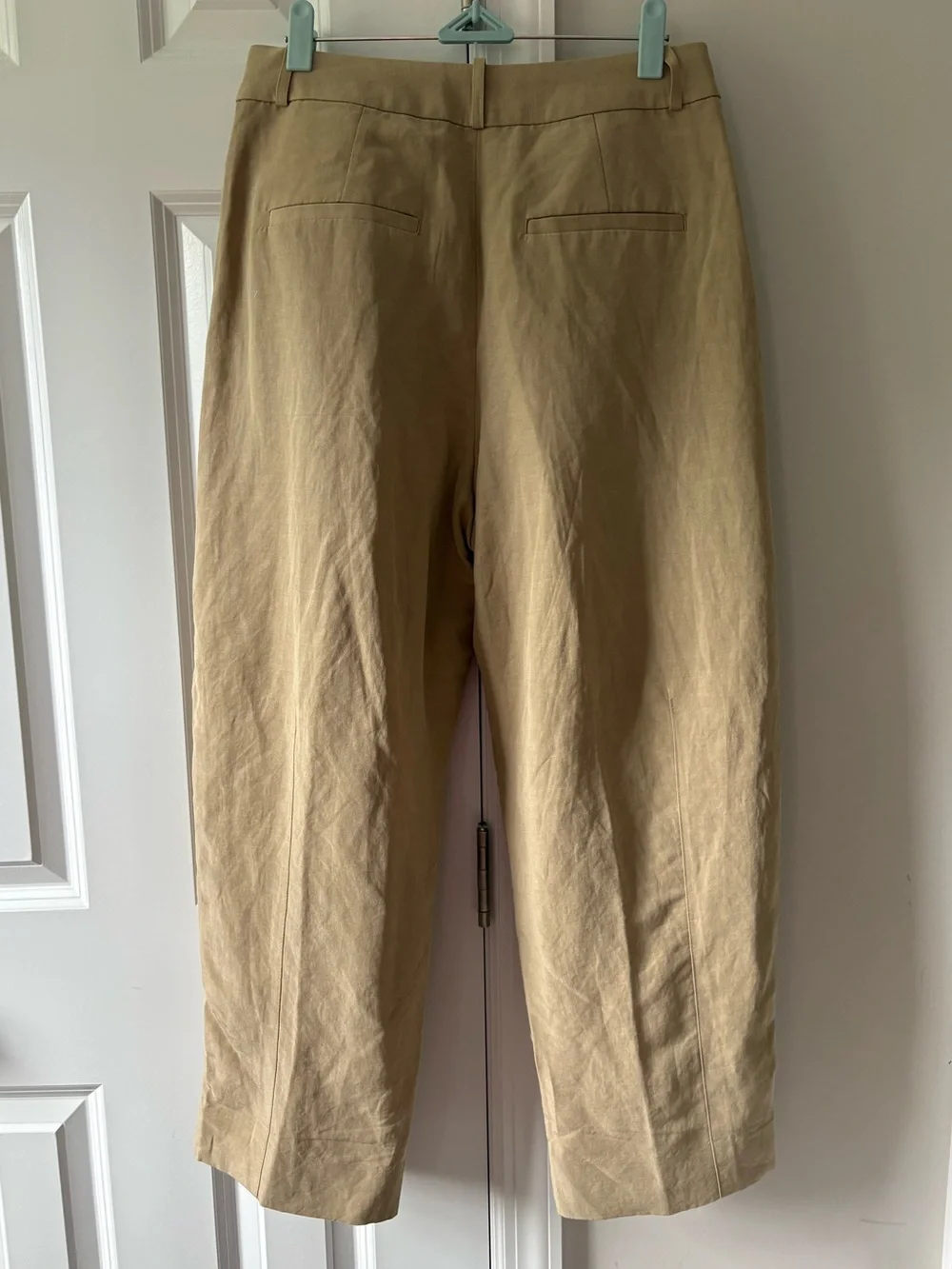 Banana Republic Tencel Linen Barrel Leg Pant